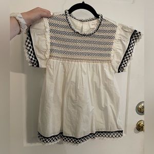 Bohme white blouse size small